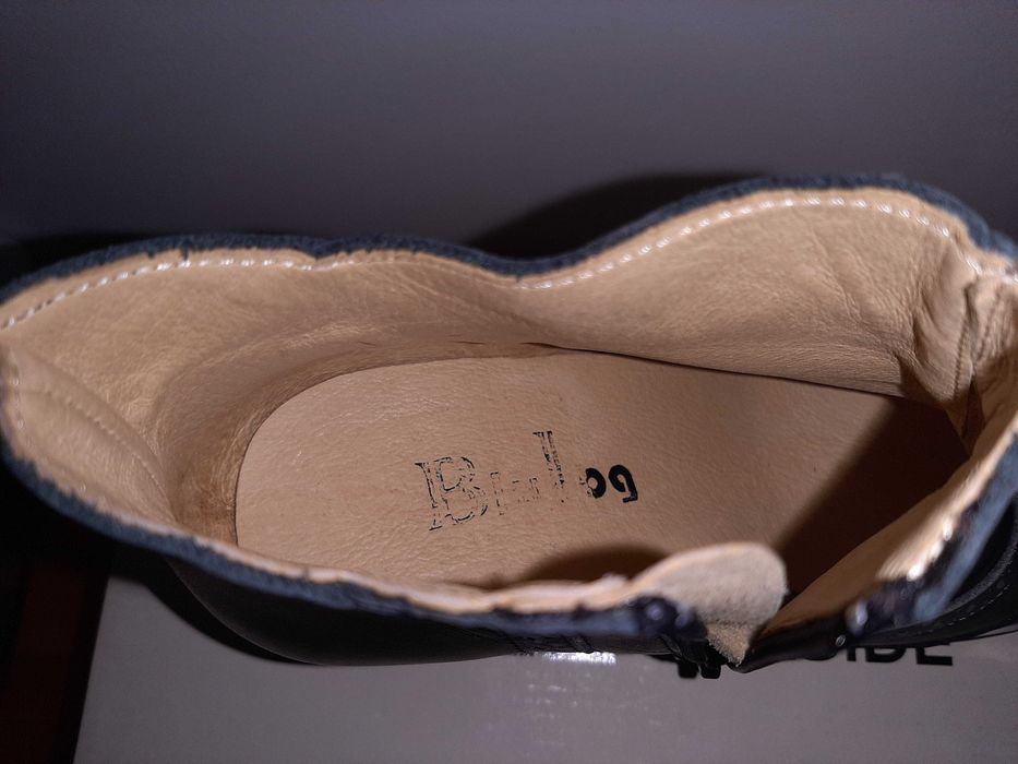 Botas Blulog em Pele Nº 35