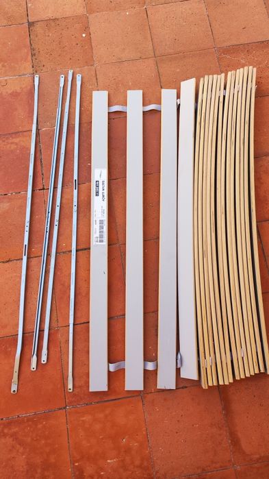 Estrado e Travessa Central para cama IKEA