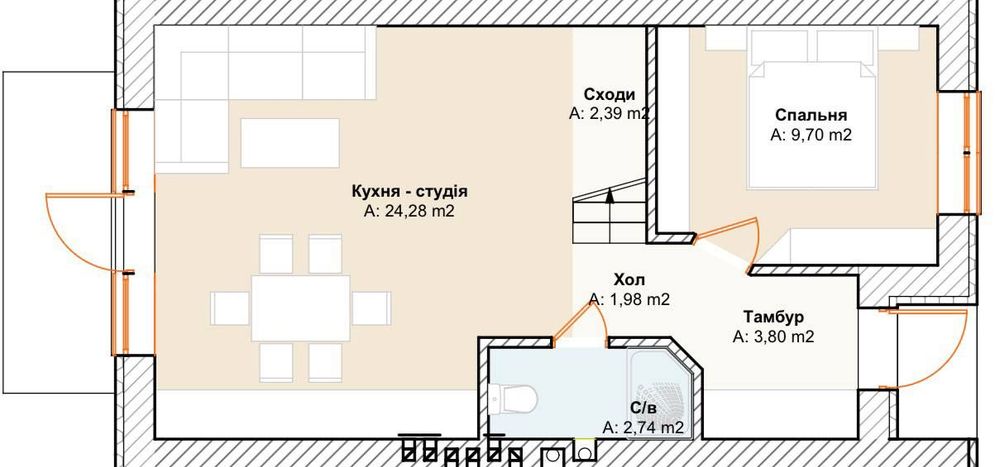 Активне будівництво нових таунхаусів, Ірпінь, Центральний парк  - ГАЗ, 90м2, вул.Теліги
