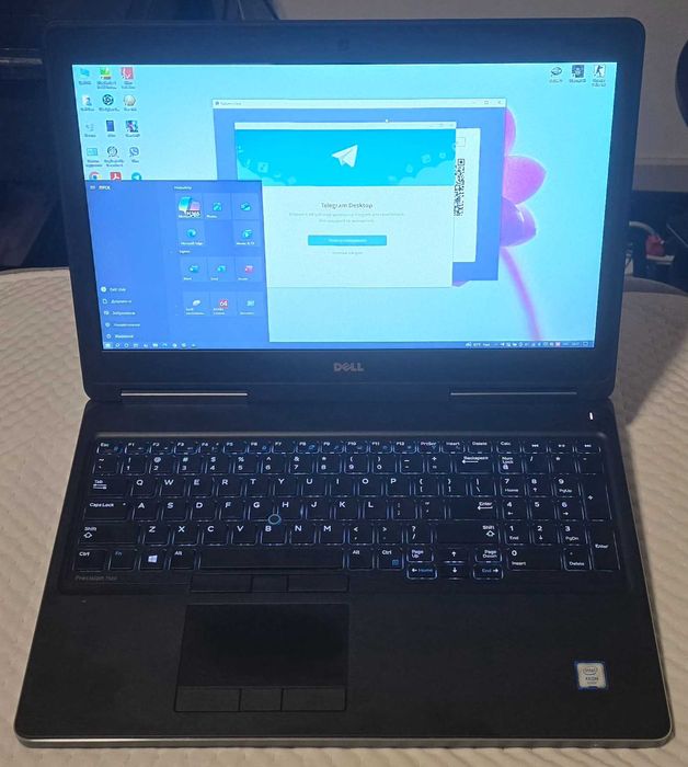 Ноутбук Dell Precision 7520 Intel Xeon E3-1535M v6/16Gb DDR4/M2200/2Tb