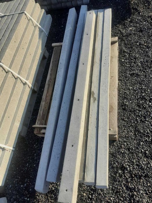 Słupki betonowe do siatki , sadownicze, leśne 2m 2,2m 2,4m 2,6m 2,8m
