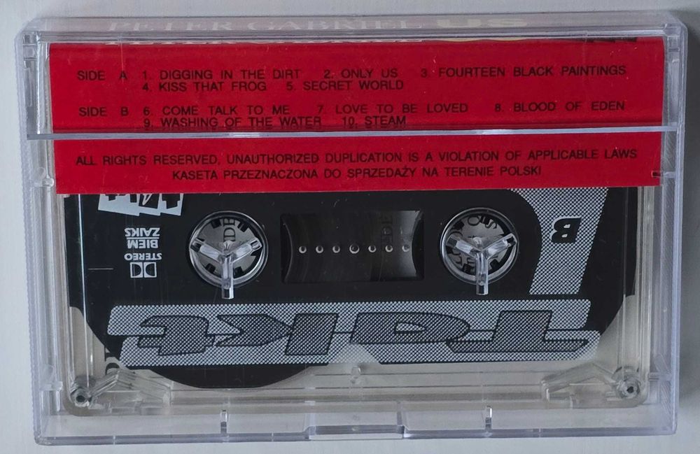 Kaseta audio Peter Gabriel -  US