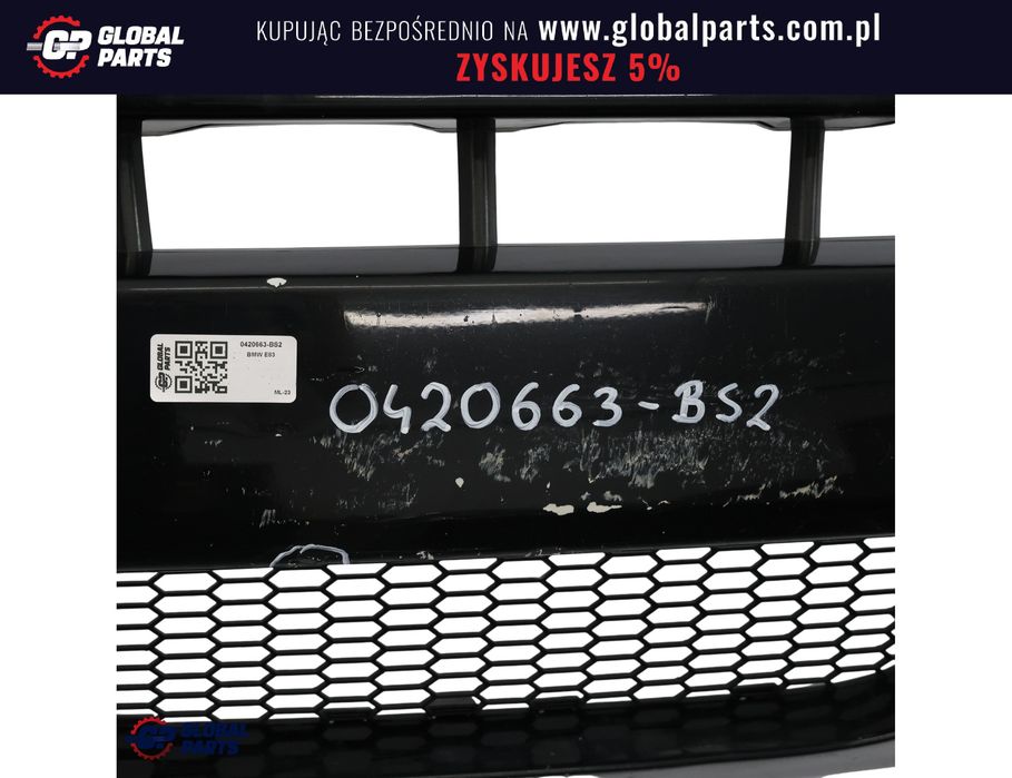 BMW X3 E83 LCI Zderzak Przedni M-Pakiet PDC Black Sapphire Czarny