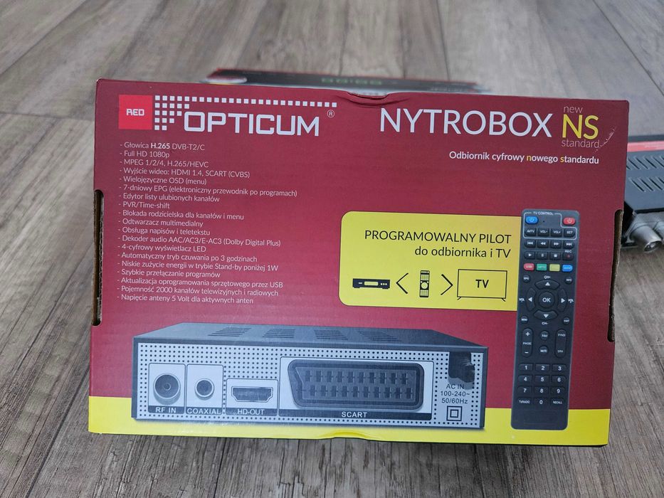 Dekoder Opticum DVB-T2 H.265/HEVC