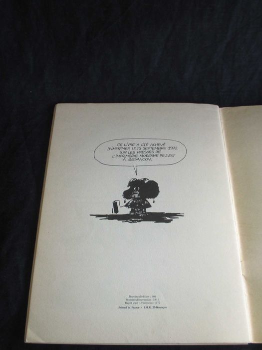 Livro BD Quoi de Neuf, Mafalda? Quino