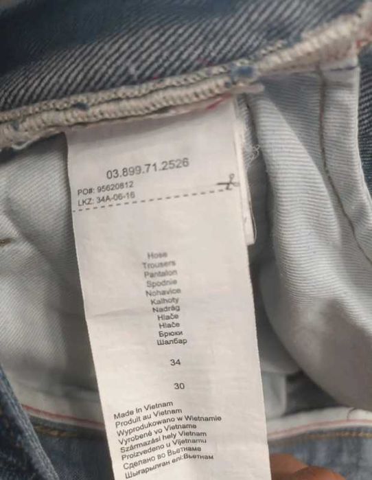 S.Oliver scube relaxed fit granatowe jeansy slim fit męskie