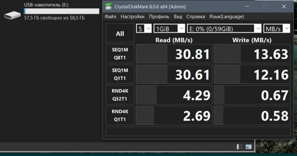 Флешка USB  64Gb