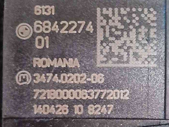 Botão / Interruptor 4 Piscas 684227401 - BMW 2 Gran Tourer