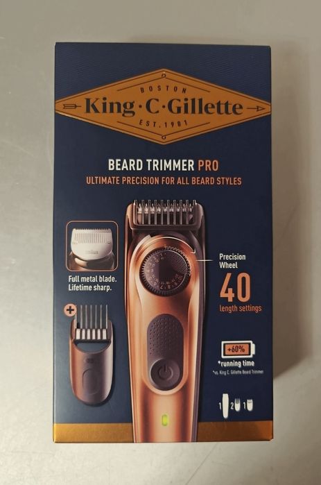Máquina de Barbear King C. Gillette Beard Trimmer Pro