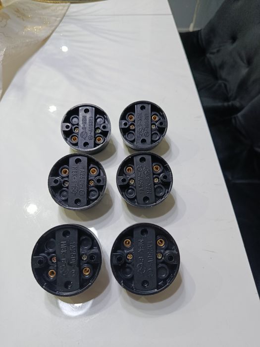 Włączniki bakielitowe bakelit loft PRL retro