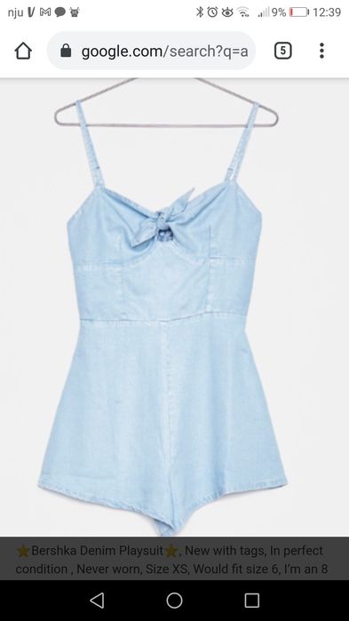 Kombinezon letni krótki 38 Bershka Bershka