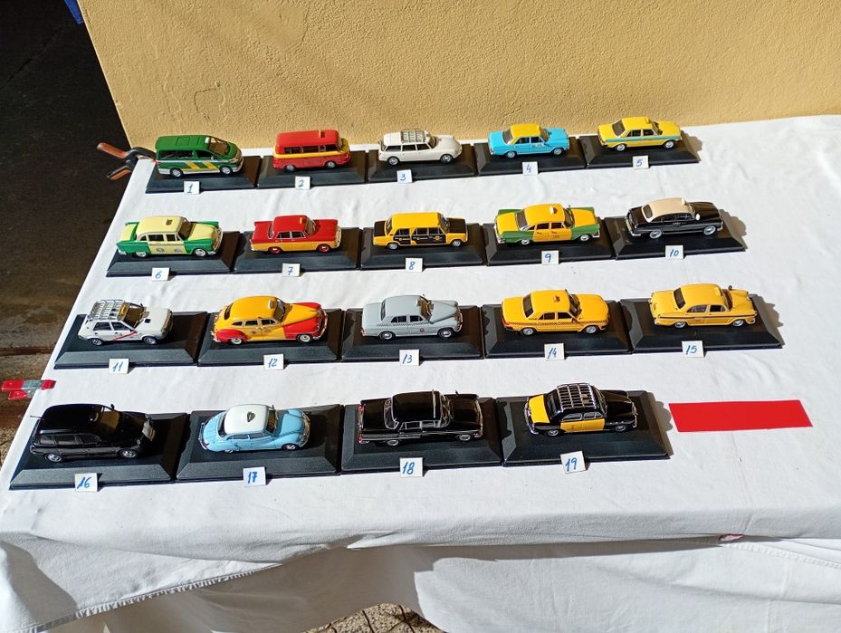 Miniaturas táxis do mundo