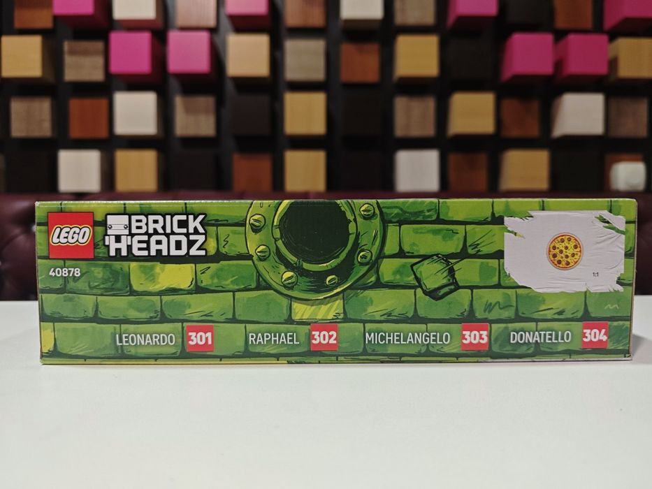 LEGO 40878 BrickHeadz  Фігурки Черепашок-ніндзя.