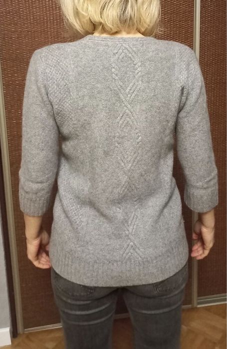 Sweter wełniany z kaszmiru