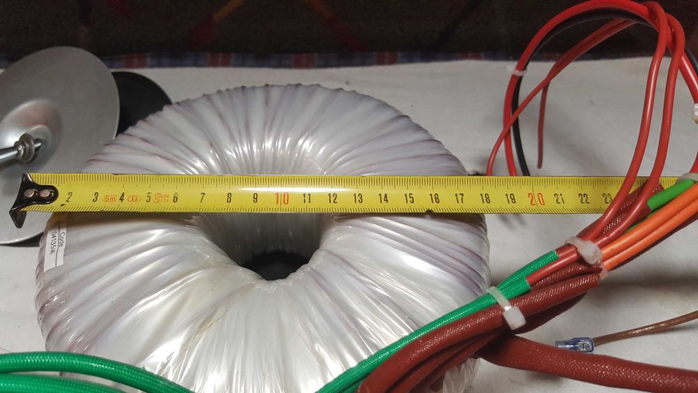 Transformator Toroidalny 1500 Watt - Bardzo duży.