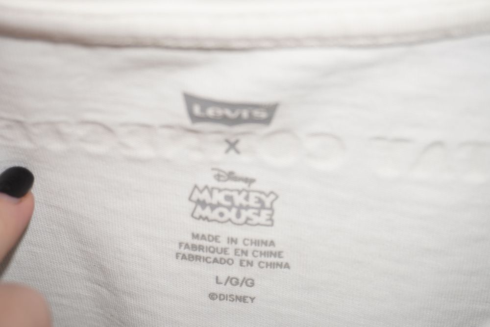 Жіноча біла футболка Levi's з  Disney Mickey & Friends
