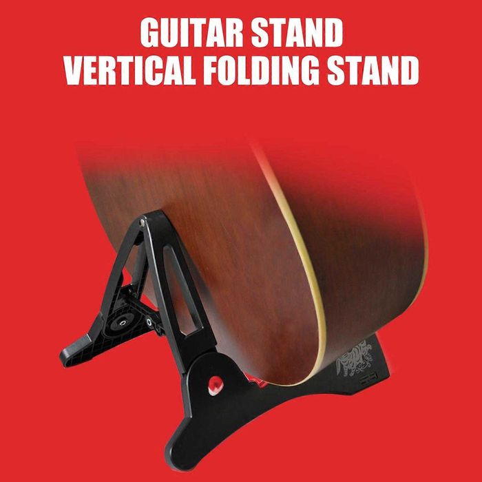 Suporte de Guitarra Universal e Dobrável (Compacto e Ultra Leve)  NOVO