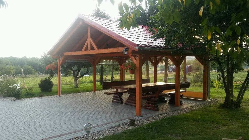 Wiata garażowa 600x500