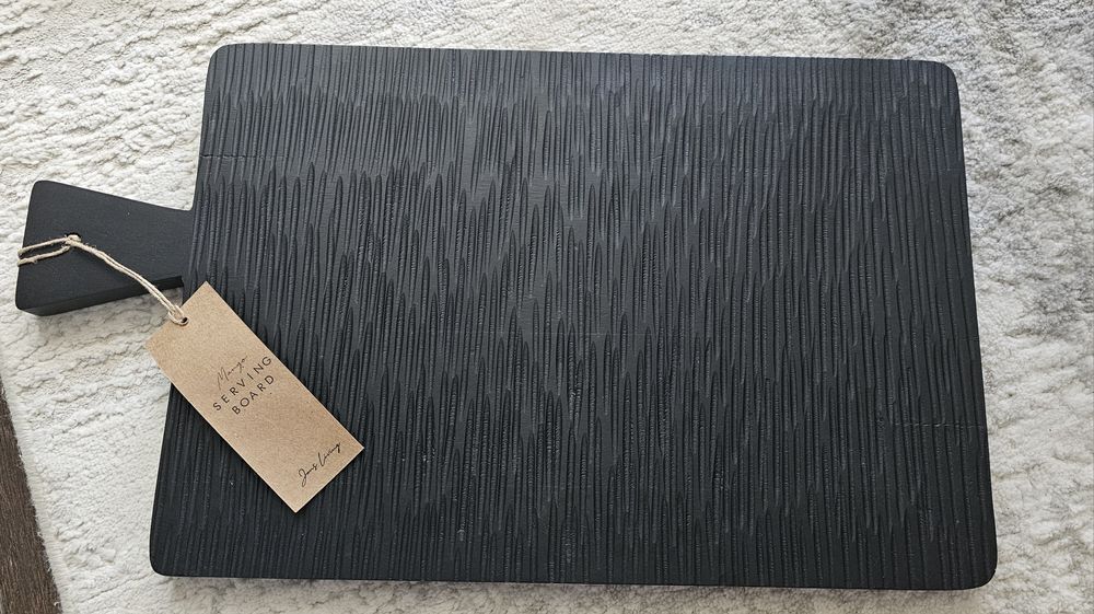 Deska do serwowania drewno Mango czarna