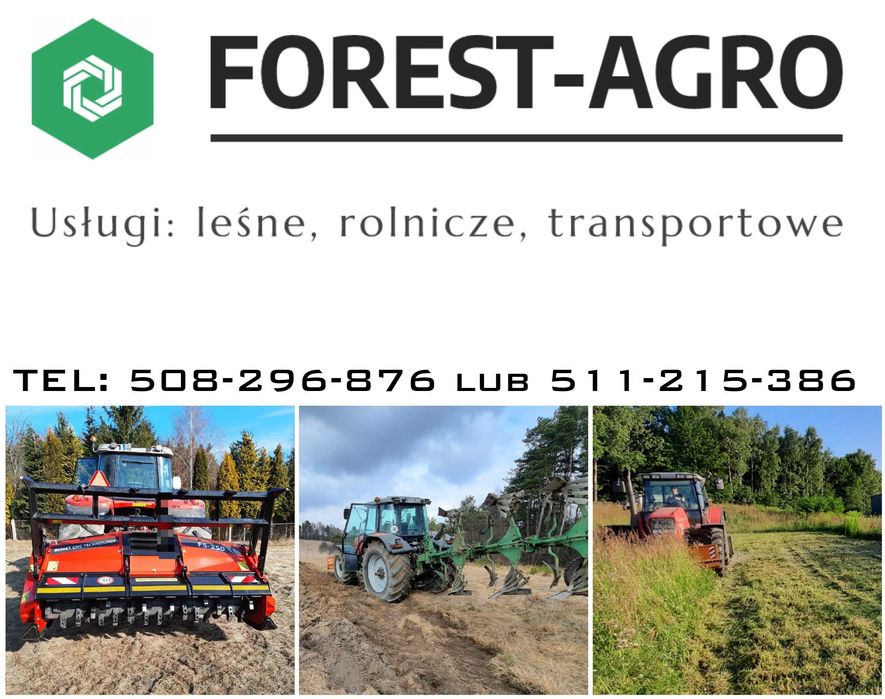 Mulczer Leśny Mulczowanie Wycinka Drzew Koszenie Trawy Ugorów Bijakowa