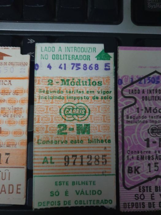 Bilhetes de autocarro CARRIS