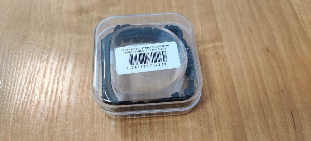 Bransoletka Xiaomi Mi Band 5/6 metal czarny ostatnia sztuka