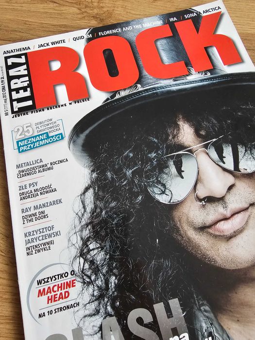 Teraz Rock 5/2012 - Slash, Machine Head, Metallica, Jack White