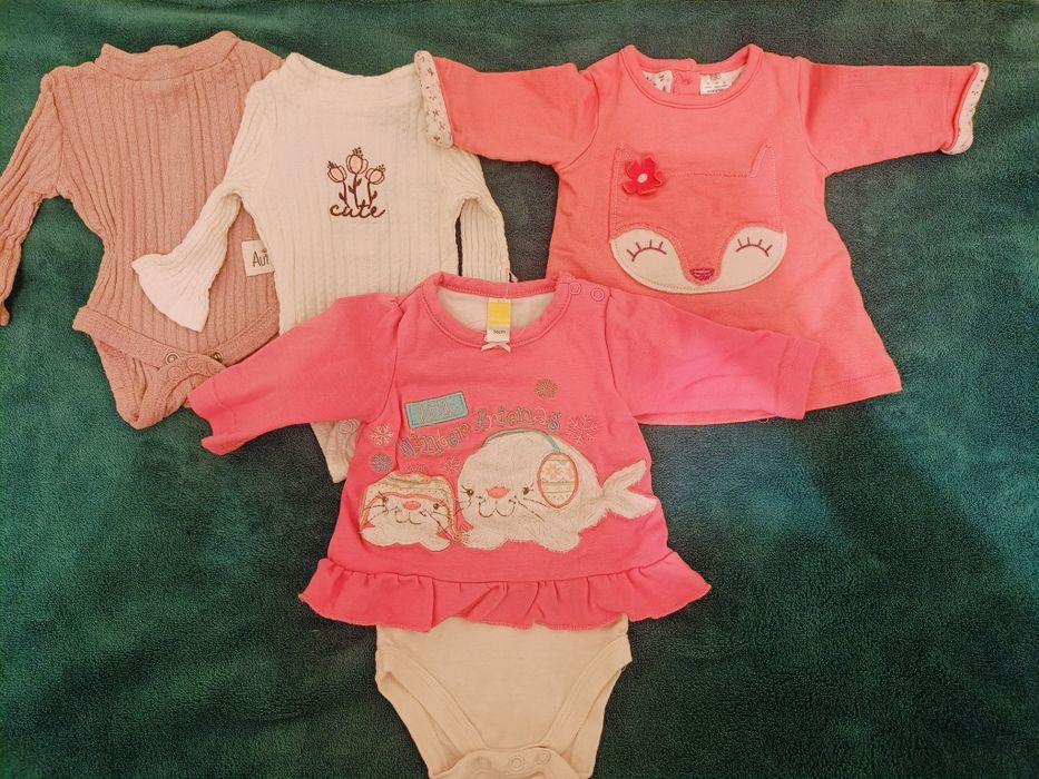 Wielka paczka ubranek dla dziewczynki