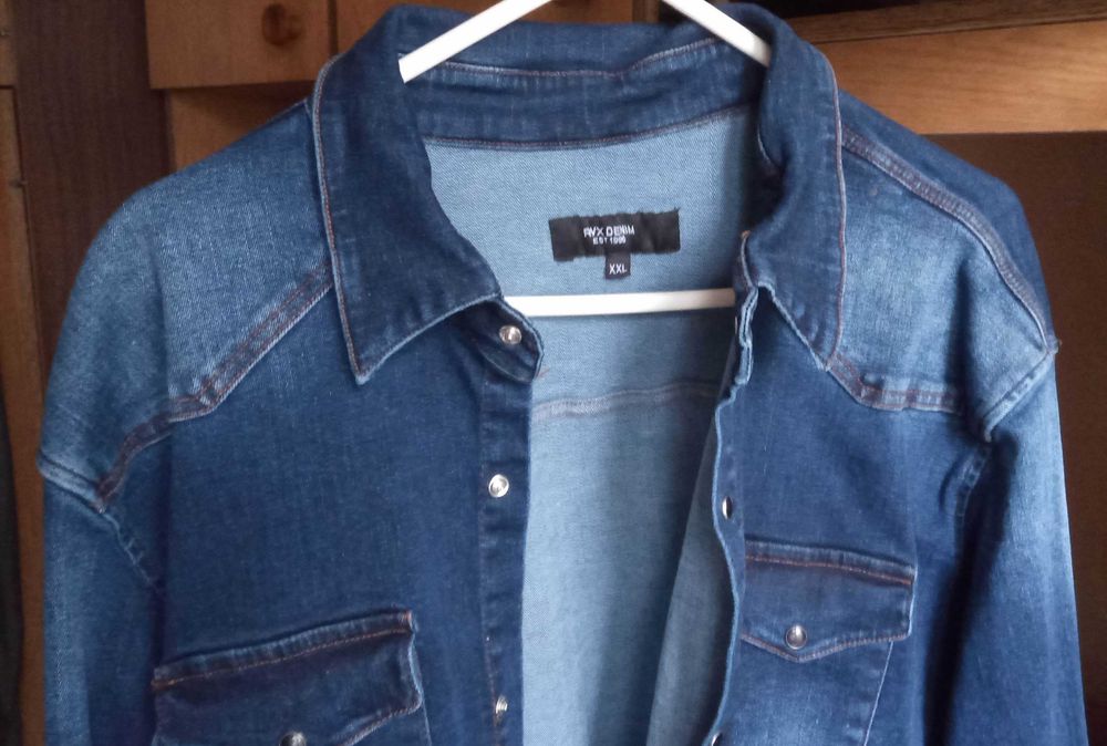 Koszula męska RWX Denim XL