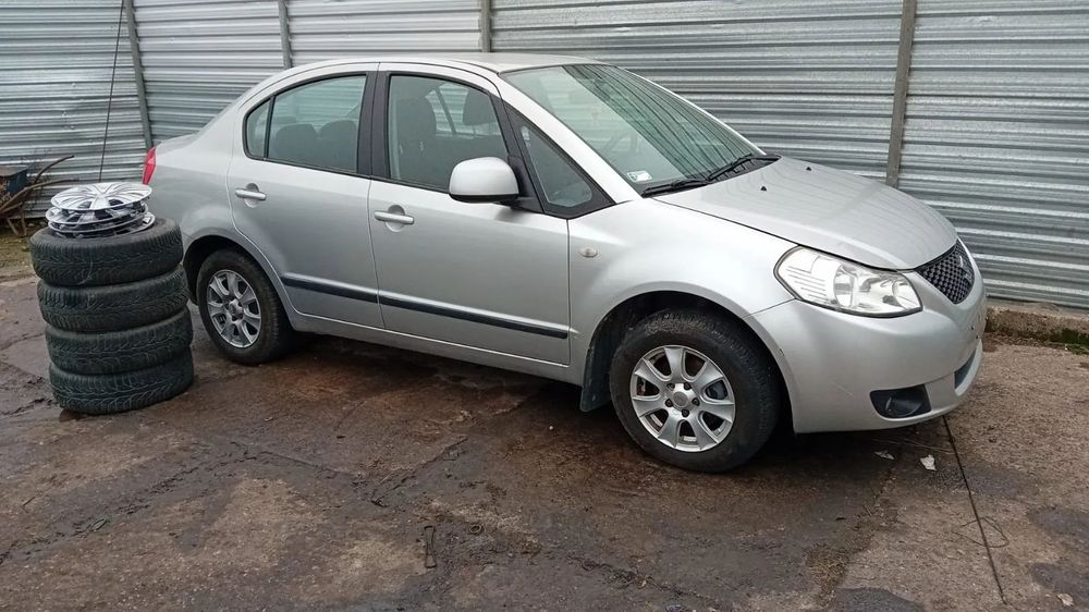 TYLKO CZĘŚCI Suzuki SX4 I 1.6 VVT 16V M16A 79kW 107KM SEDAN 06-09 lakier z2s