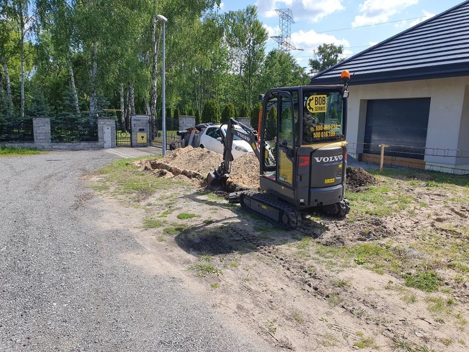 Usługi minikoparką cały śląsk i małopolska