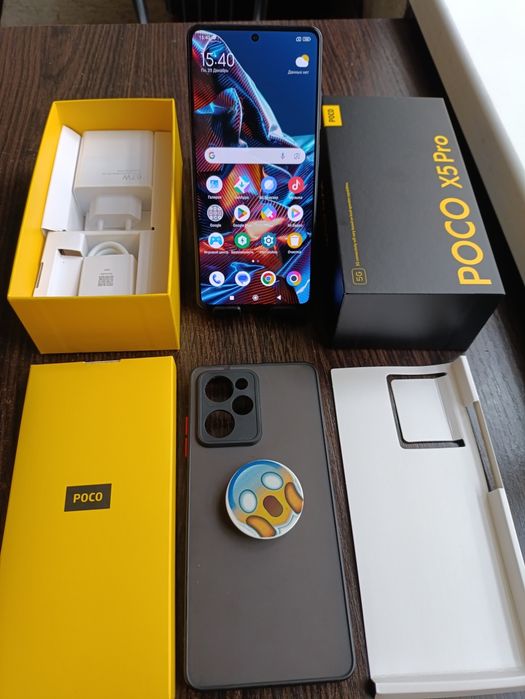 ИГРОВОЙ Poco X5pro 5G, память 6+6-128гиг, идеальное состояние