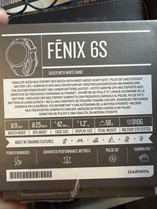 Garmin Fenix 6S Branco