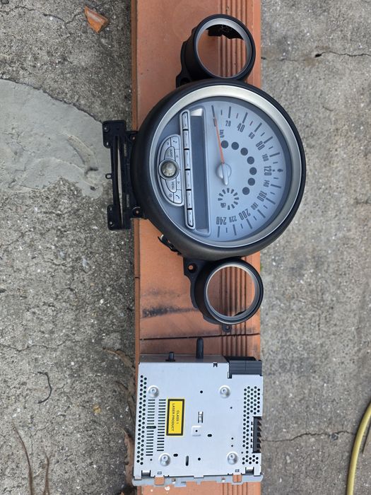 Rádio e ecrã mini cooper R56
