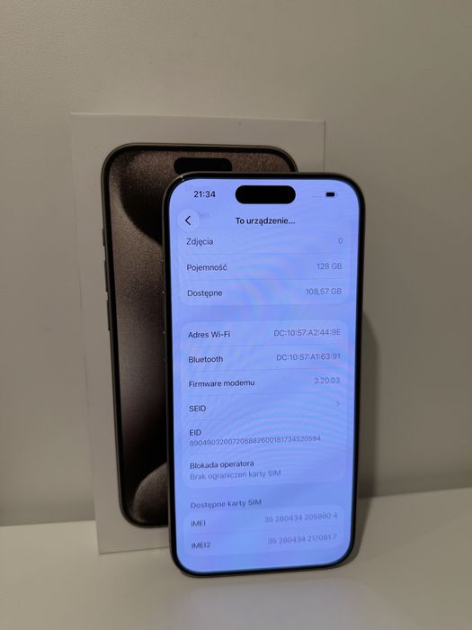 Apple iPhone 15 Pro 128GB Polecam