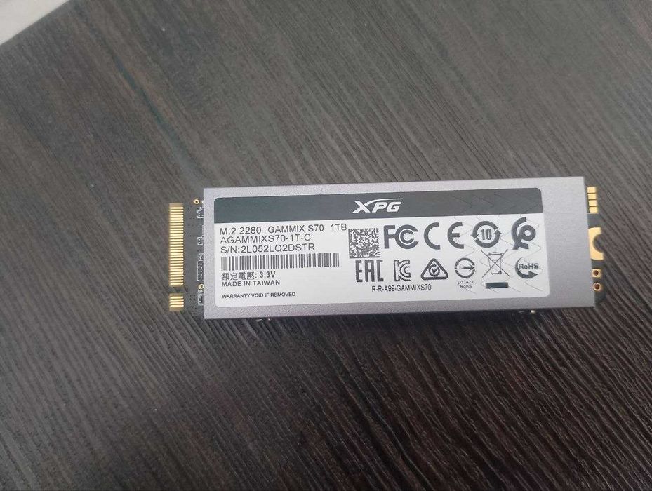 SSD накопичувач ADATA XPG Gammix S70 1 TB M2 NVME
