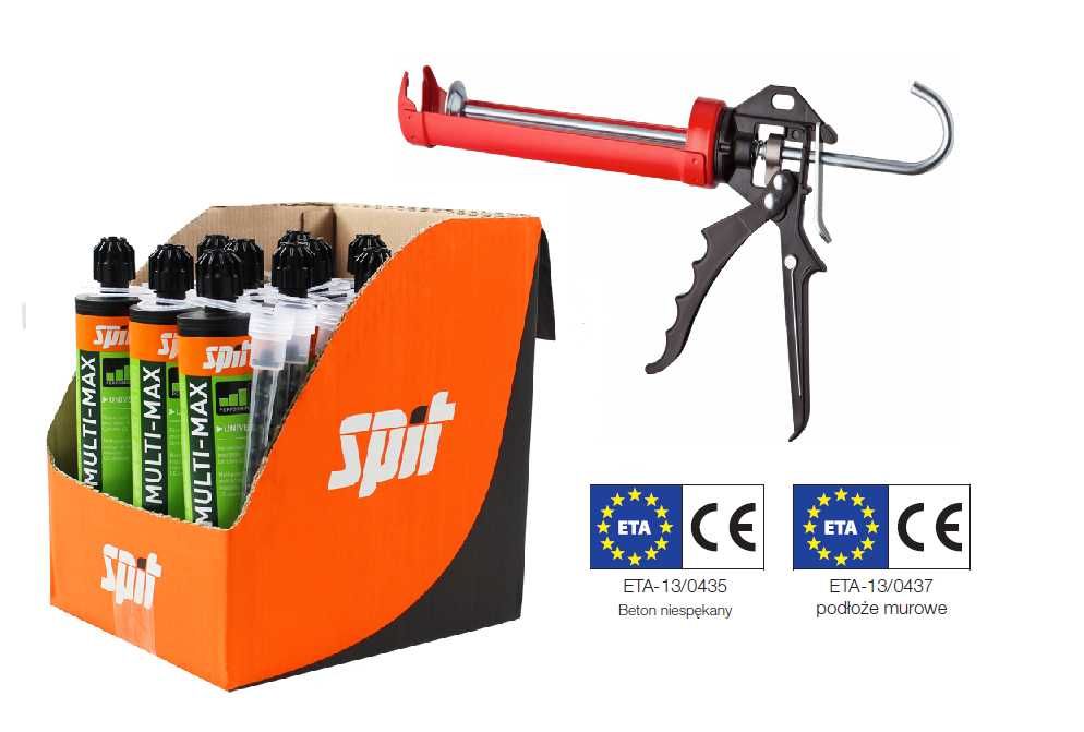 Kotwa Chemiczna 280 ml Spit + pistolet