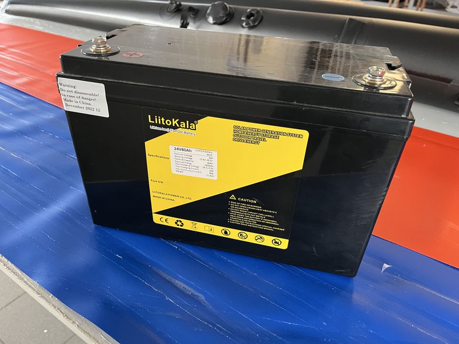 Акумулятор LiFePo4 - 24 вольт, 80 А/г