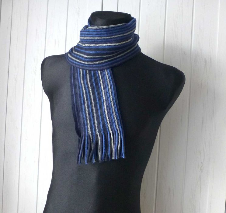 M&Co męski szalik w prążki