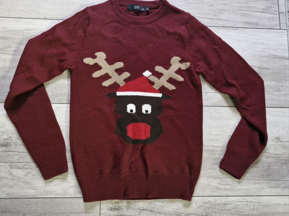 Sweter świąteczny na 10-14 lat