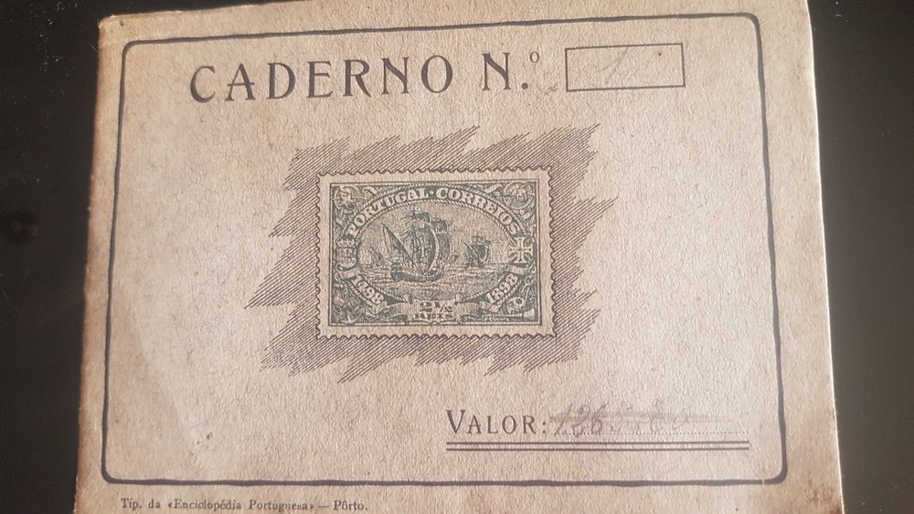 Caderno Antigo para Selos