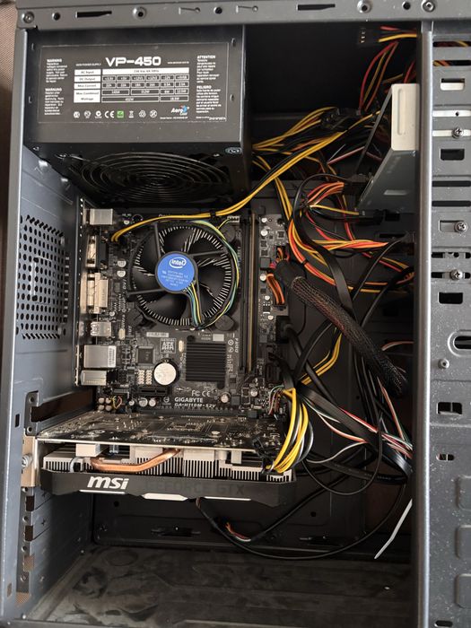 Komputer i3-7100 / gtx 1650 4gb / 8gb ram ddr4 / ssd 120gb / vp-450 / h110