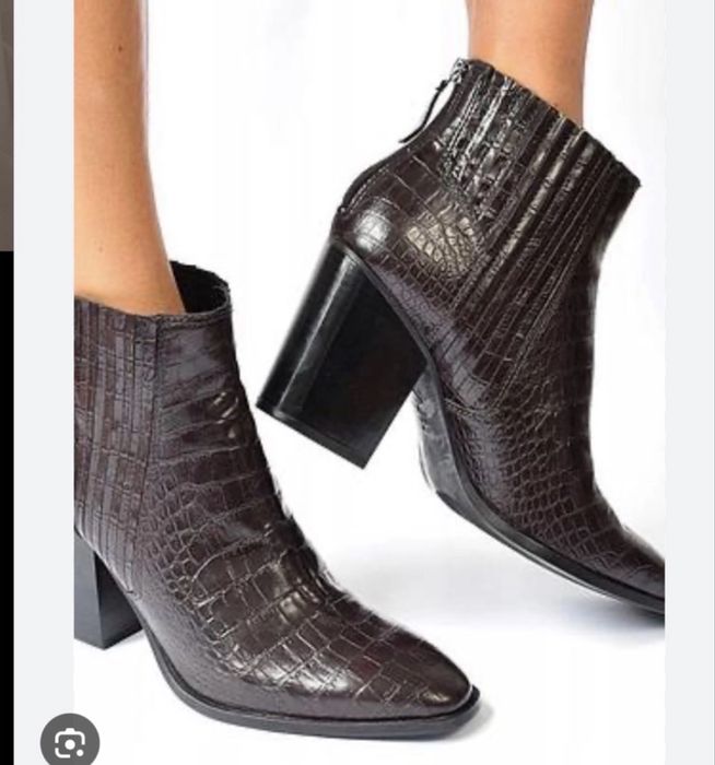 Ботинки , ботинки на каблуке , Zara