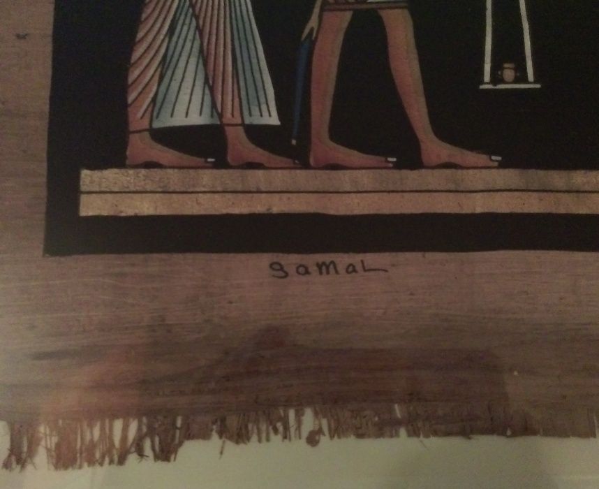 PAPIRUS Black / Obraz_ Oryginał_Certyfikat / aut. Gamal / OKAZJA