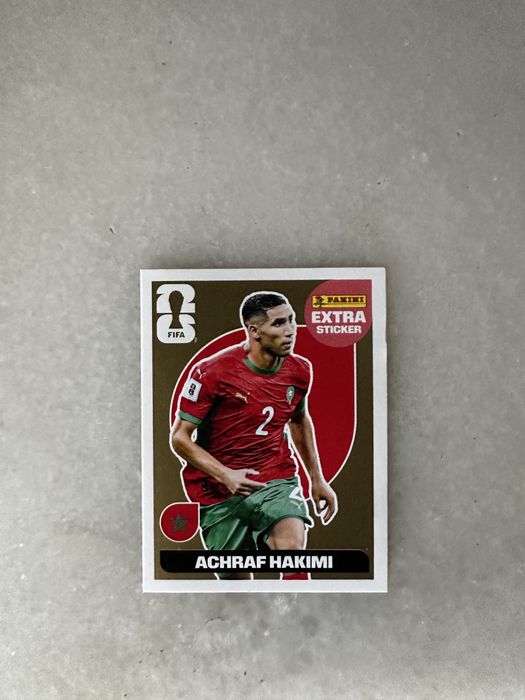 Cromo edição especial hakimi ouro. 2025/26