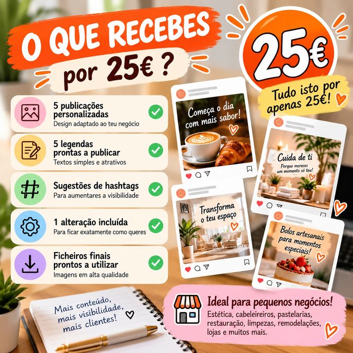 Criação de CVs Profissionais e Publicações para Redes Sociais