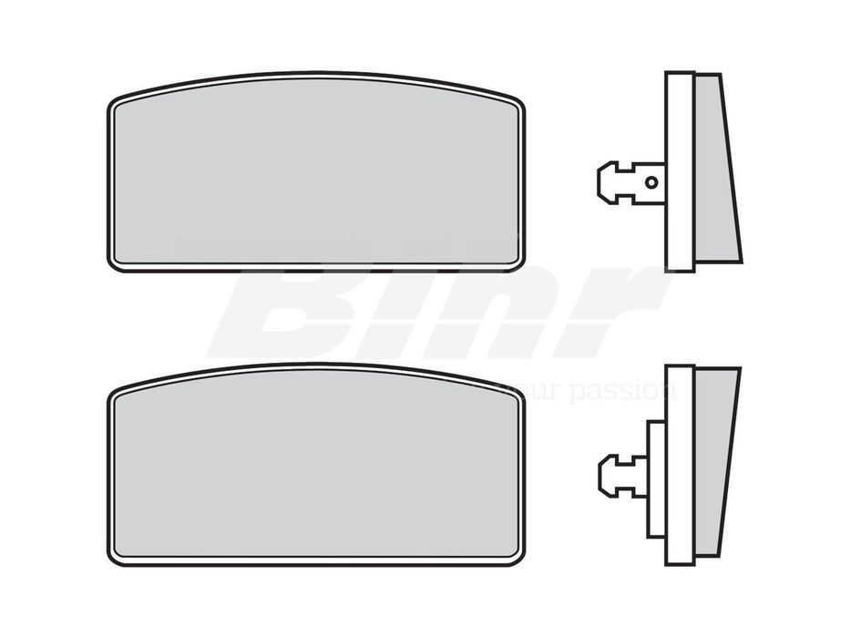 07gr5915 - pastilhas de travão orgânicas brembo 07gr5915