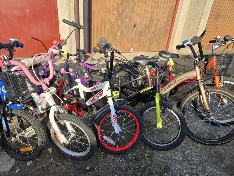 Rowery dziecięce 12, 16, 20, 24