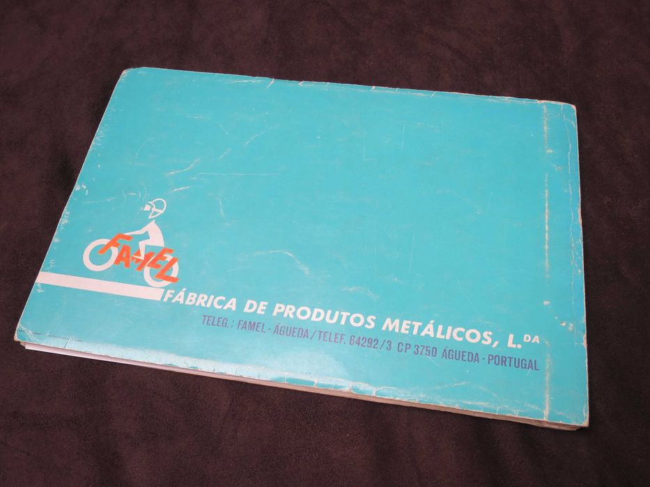 Catálogo peças Famel motorizadas antigas 50 cc Famel XF 17 etc...
