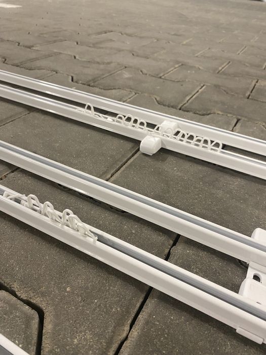 Karnisz szyna aluminiowa podwójna 2x1m DECORSYSTEM